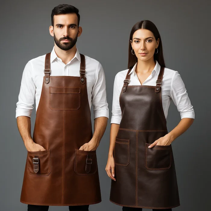 Bar Leather Apron | Bar Duo Leather Aprons in United States