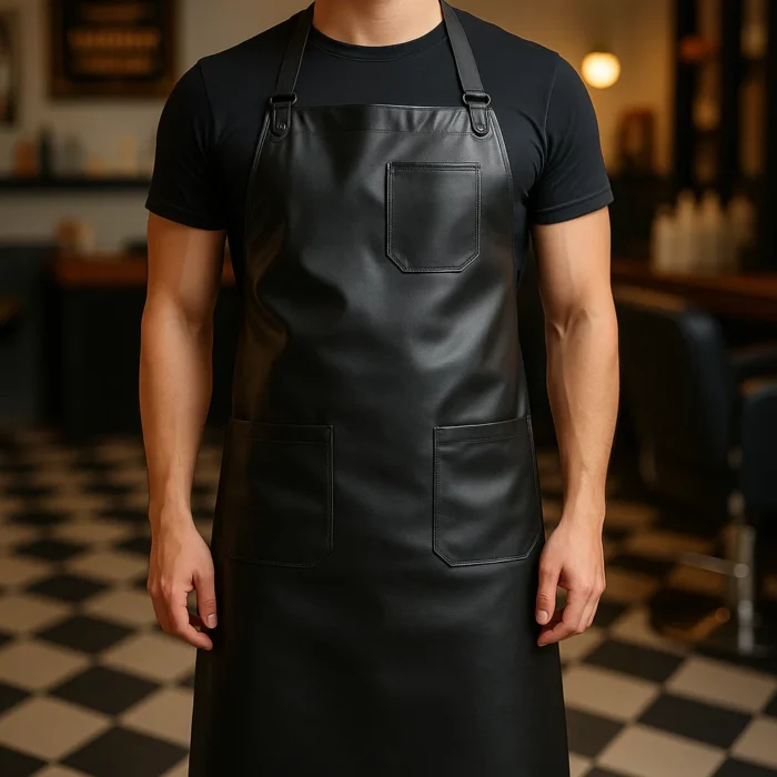 Barber Apron | Black Pro Stylist Apron in United States