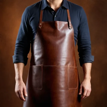 Brown Chopper Leather Apron