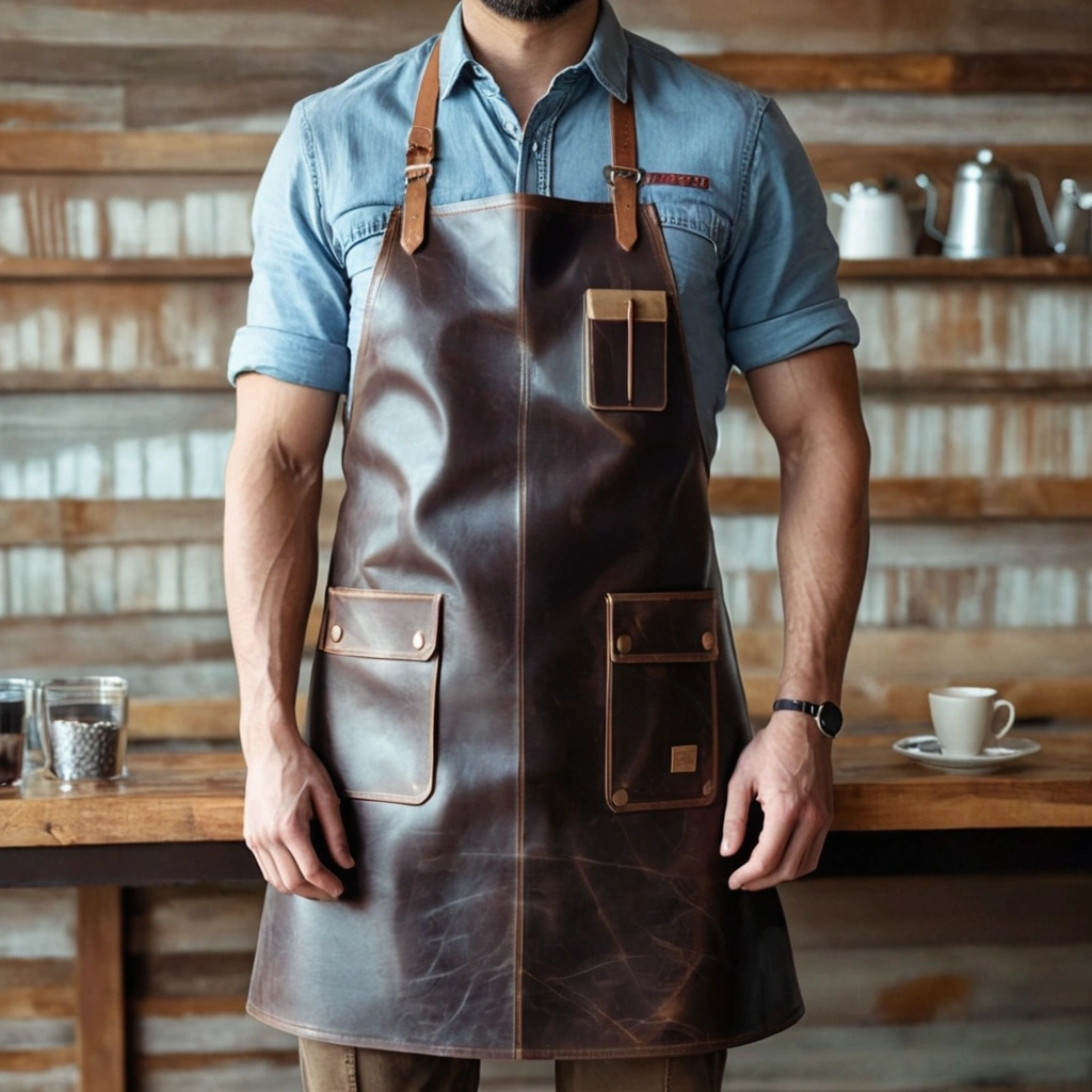 Dark Brown Coffee Apron