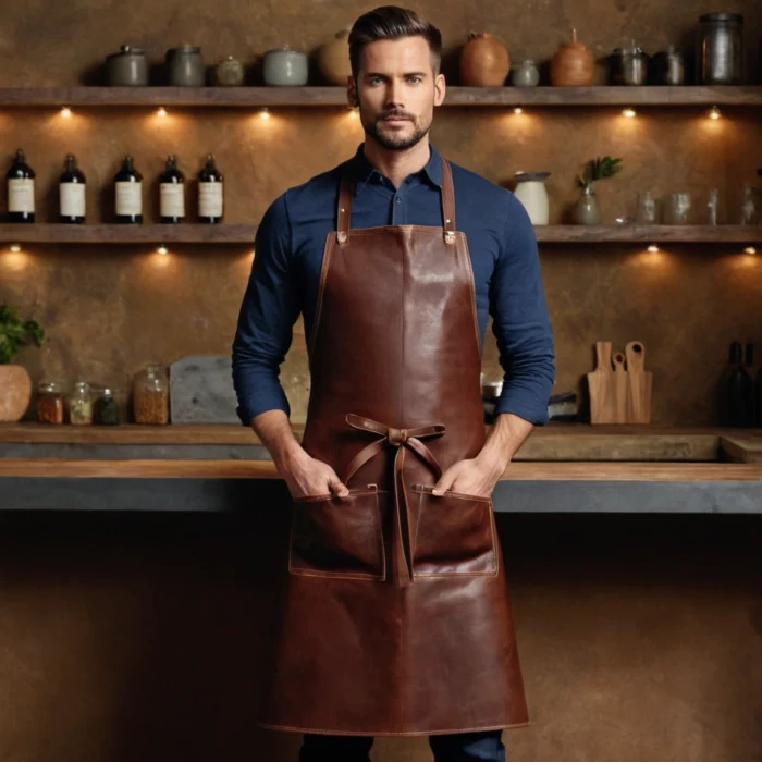 Elite Bartender Leather Apron