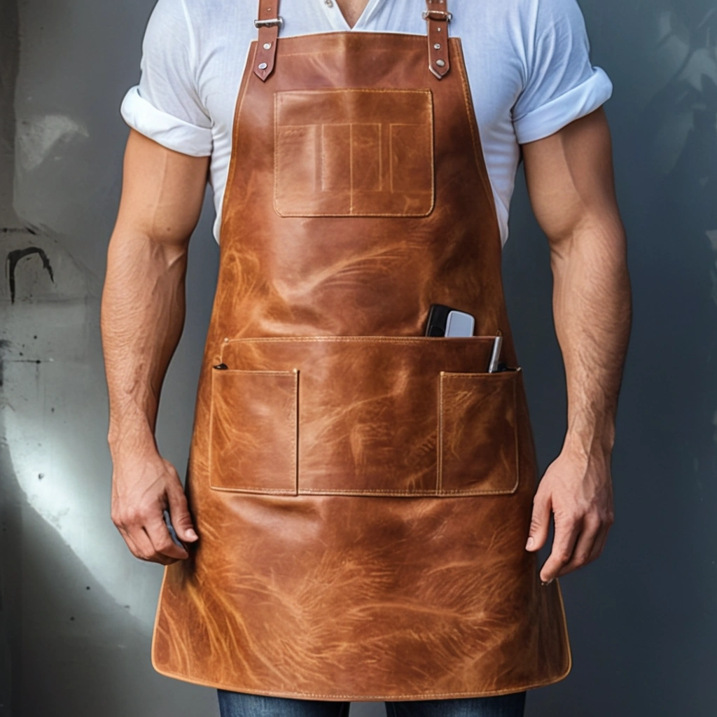 Light Brown Coffeehouse Apron