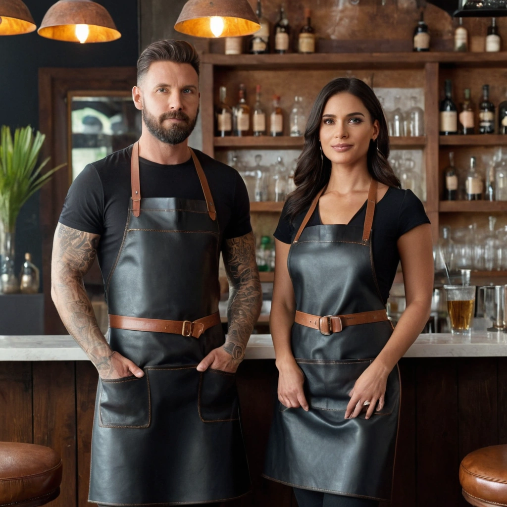 Perfect Pair Leather Aprons