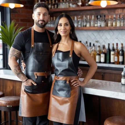 True Pair Leather Aprons