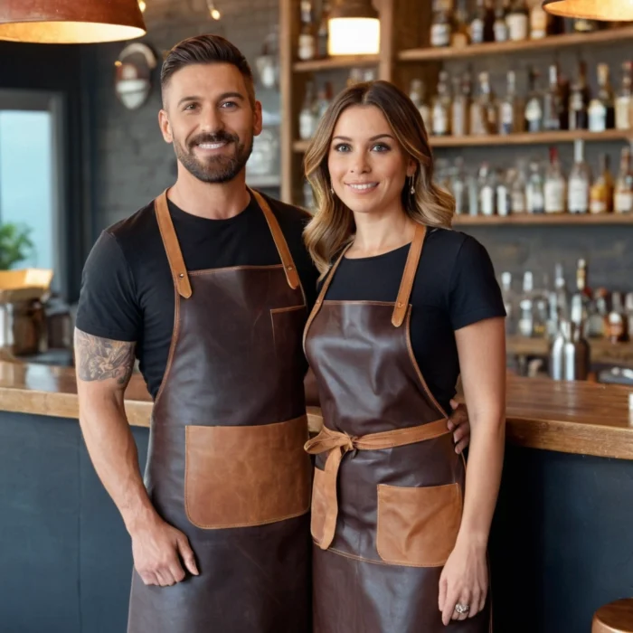 Twin Blend Leather Aprons