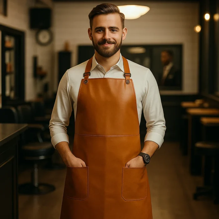 Barber Apron | Cut Master Leather Apron in United States