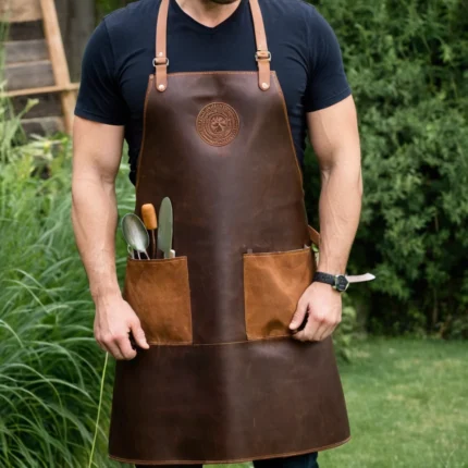 Soil Safe Leather Apron