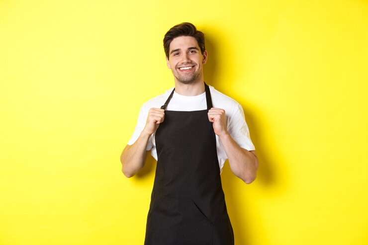 men wear apron