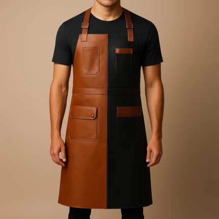 Leather Artistry Aprons | Artisan Dual Tone Leather Apron in United States